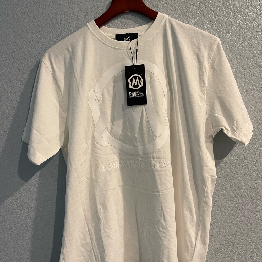 Mamba And Mambacita Kobe Gigi Halo T-Logo white Shirt Size M